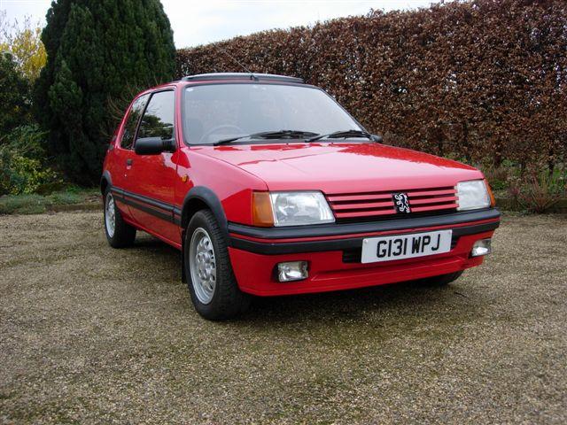 Fotky: Peugeot 205 1.6 (foto, obrazky)