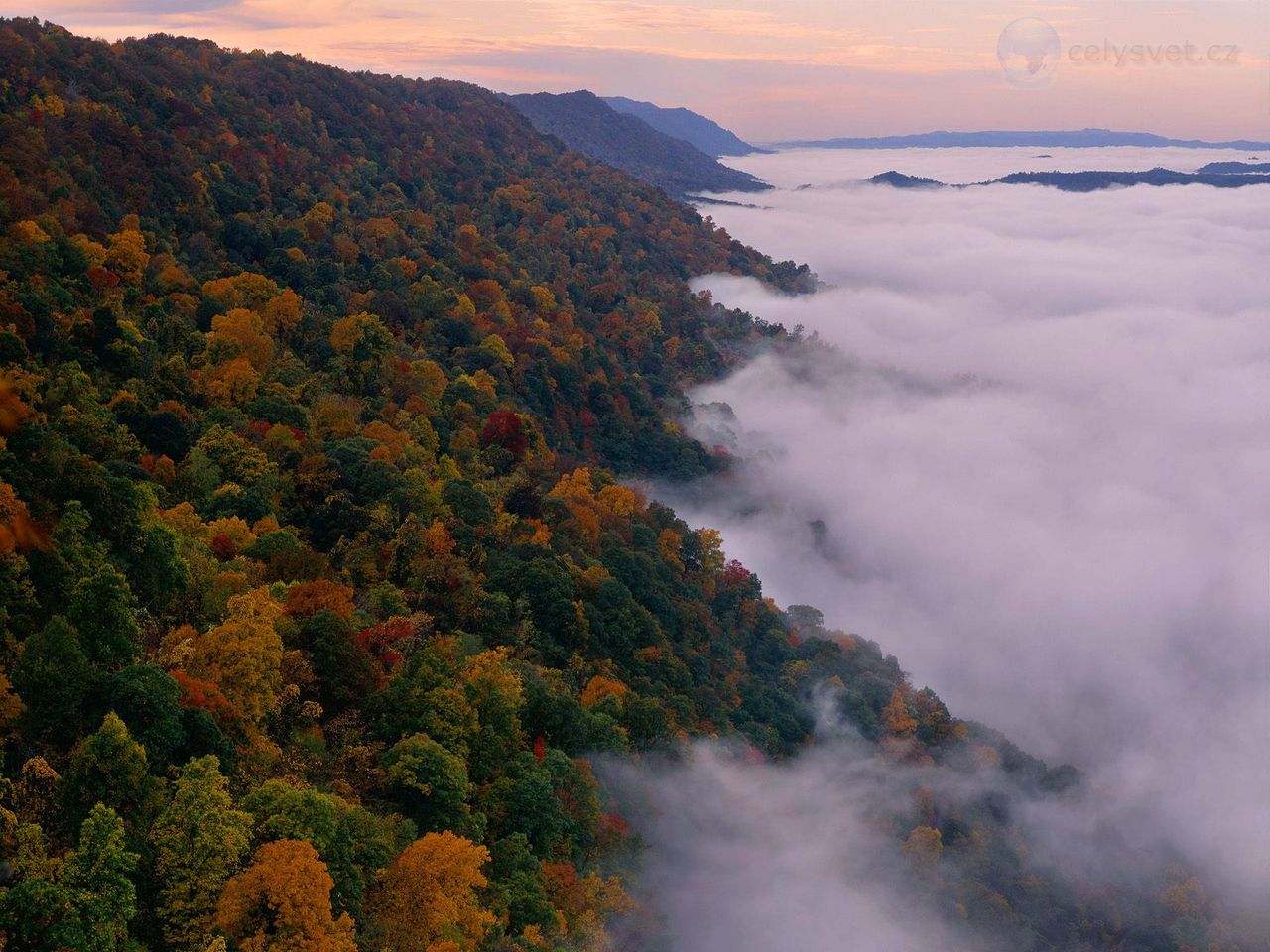 Foto: Autumn Vista, 12 Oclock Overlook, Kingdom Come State Park, Kentucky