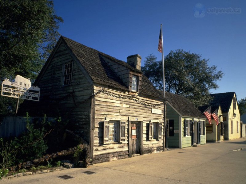 Foto: The Oldest Wooden Schoolhouse In The Us, St Augustine, Florida