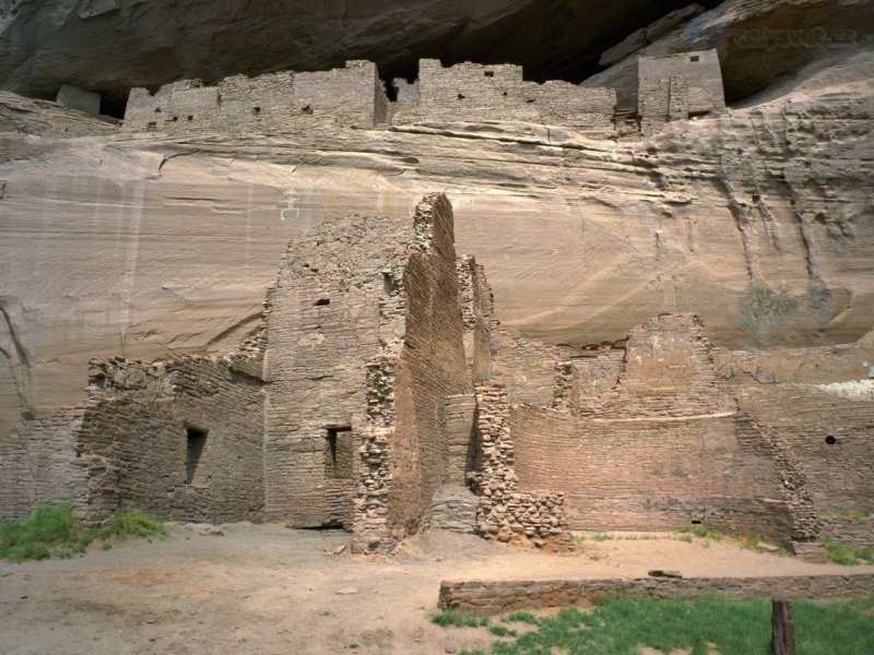 Foto: Cliff Dwellings, White House Ruins, Canyon De Chelly National Monument, Arizona